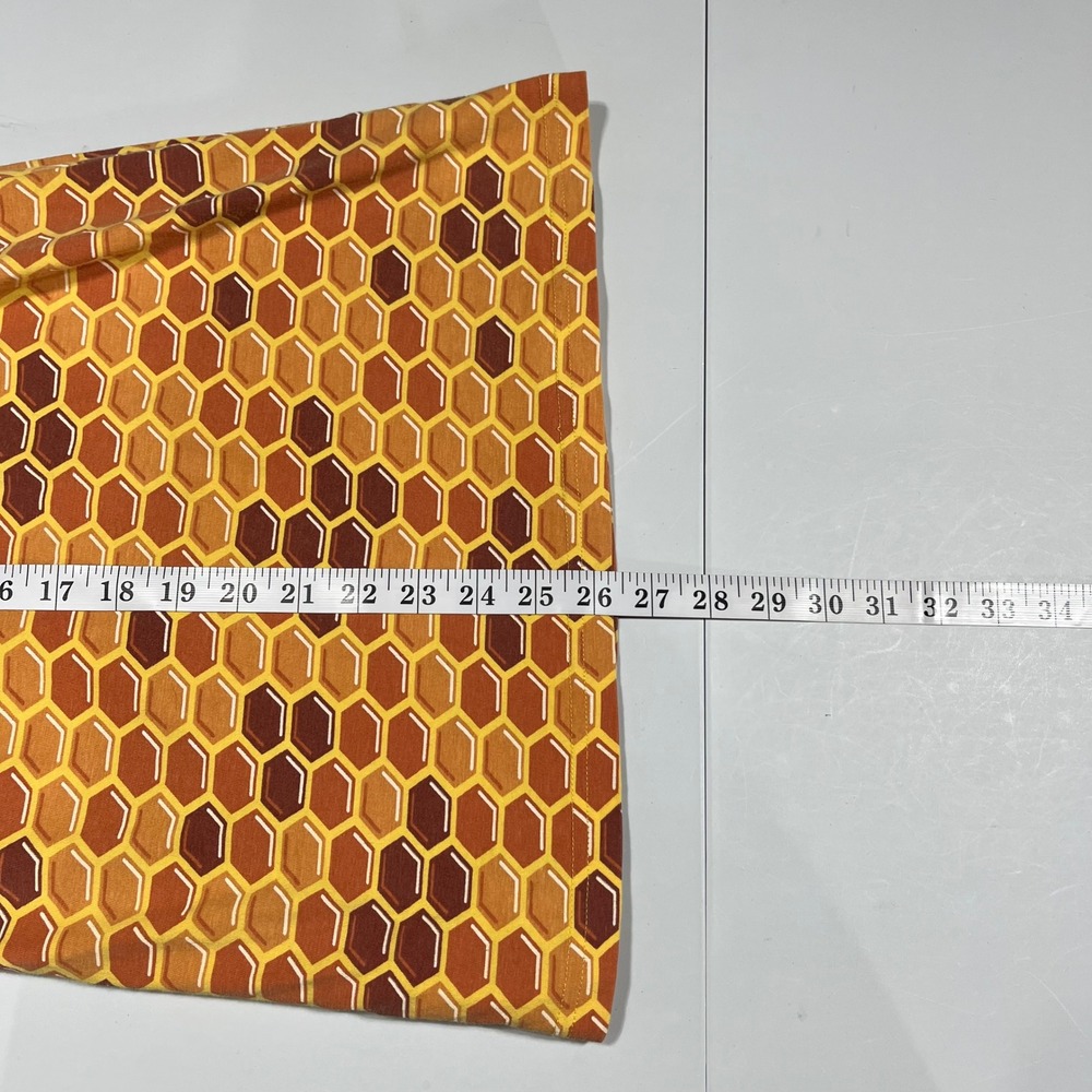 Svaha Honeycomb Print A-Line Skirt Pockets Womens 2x Novelty Bee Organic Cotton - Picture 14 of 14